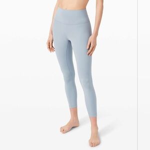Lululemon Align Pant II 25" Chambray Size 2 Leggings High Rise Waist